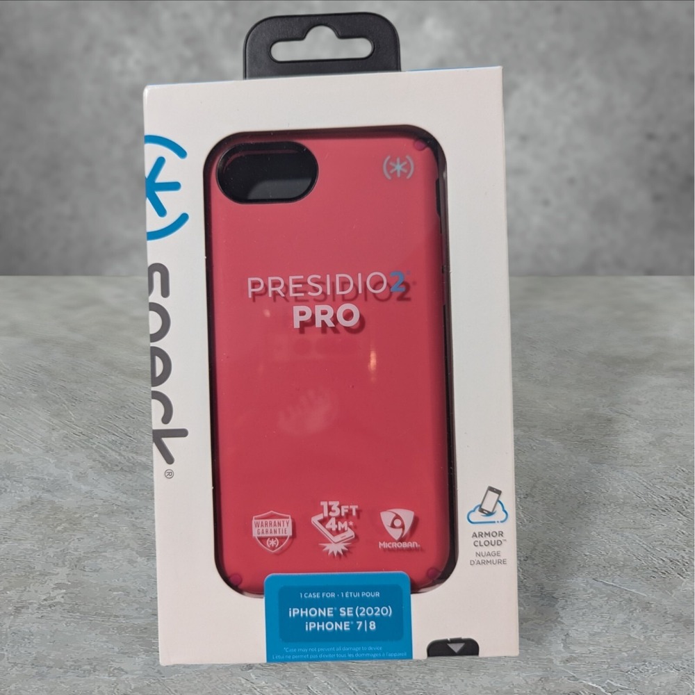 L9. Speck Presidio 2 Pro Case Apple iPhone‎ SE 2020, 7, & 8, 6  Pink